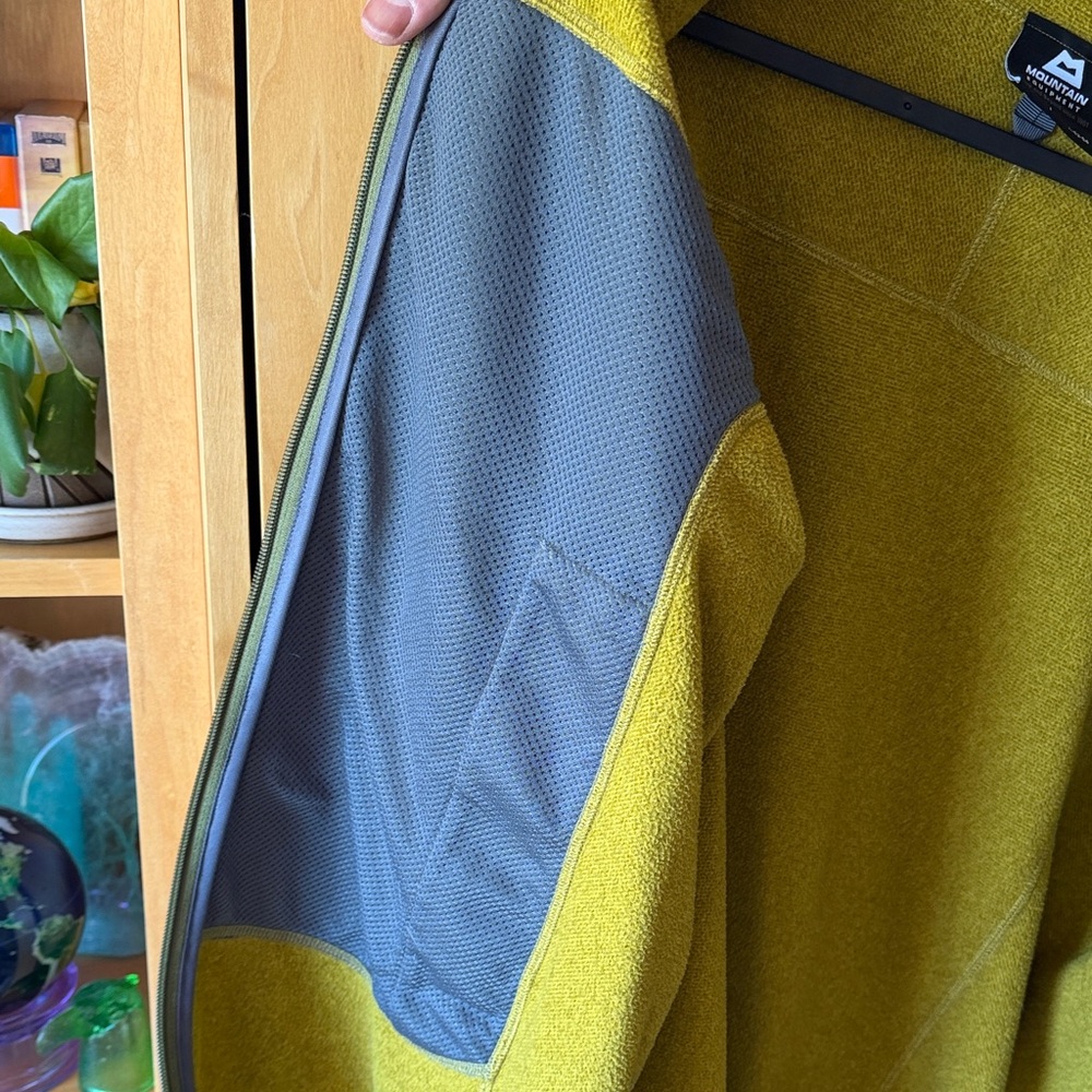Mountain equipment Men's microzip t polertec Jacket large - Picture 8 of 8